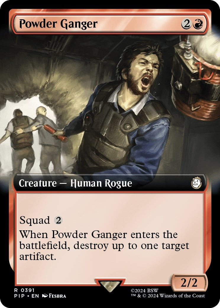 Image for Powder Ganger (Extended Art) (391) (PIP) - Magic: The Gathering
