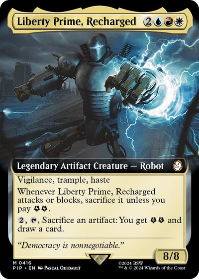 Liberty Prime, Recharged (Extended Art) (416) (PIP)