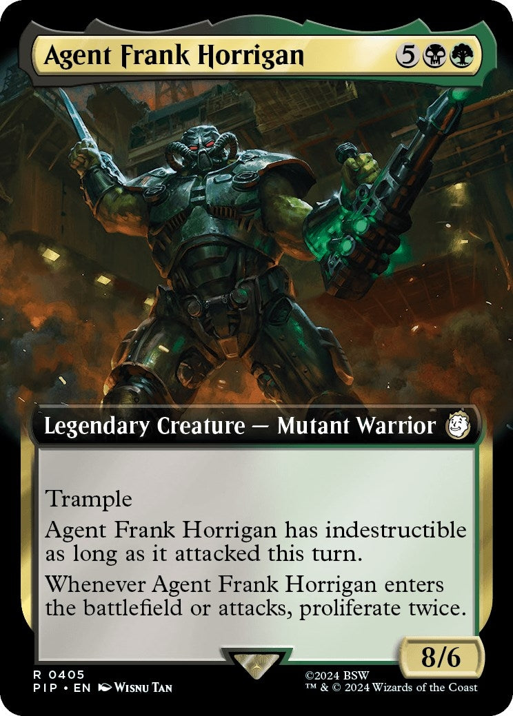Image for Agent Frank Horrigan (Extended Art) (405) (PIP) - Magic: The Gathering