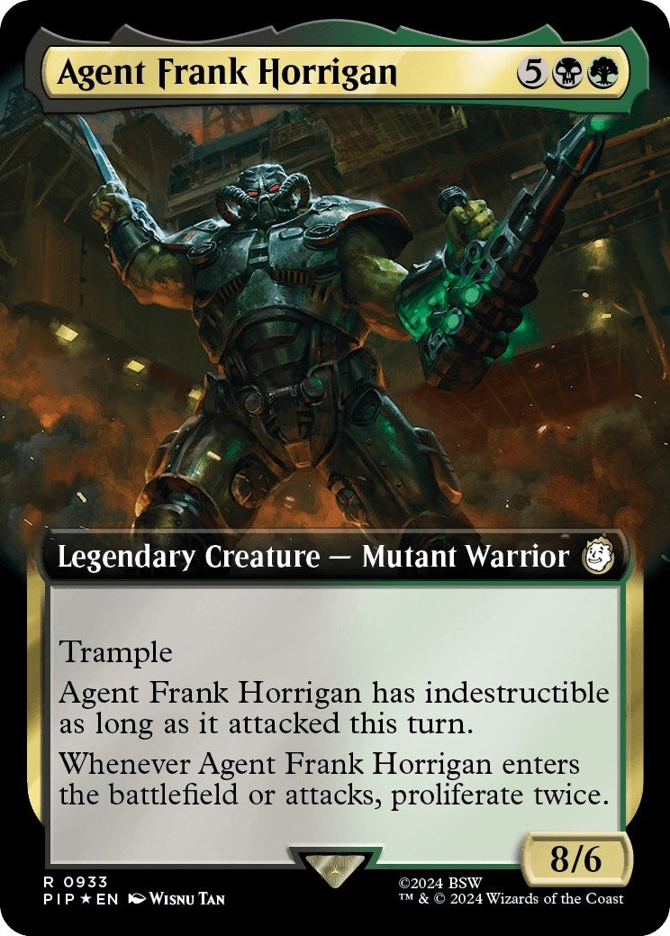 Image for Agent Frank Horrigan (Extended Art) (Surge Foil) (933) (PIP) - Magic: The Gathering