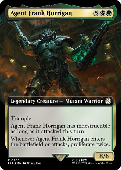 Agent Frank Horrigan (Extended Art) (Surge Foil) (933) (PIP)