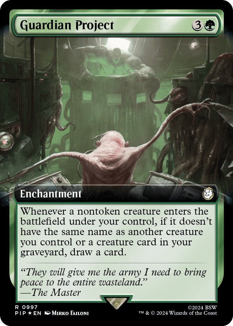 Image for Guardian Project (Extended Art) (Surge Foil) (997) (PIP) - Magic: The Gathering