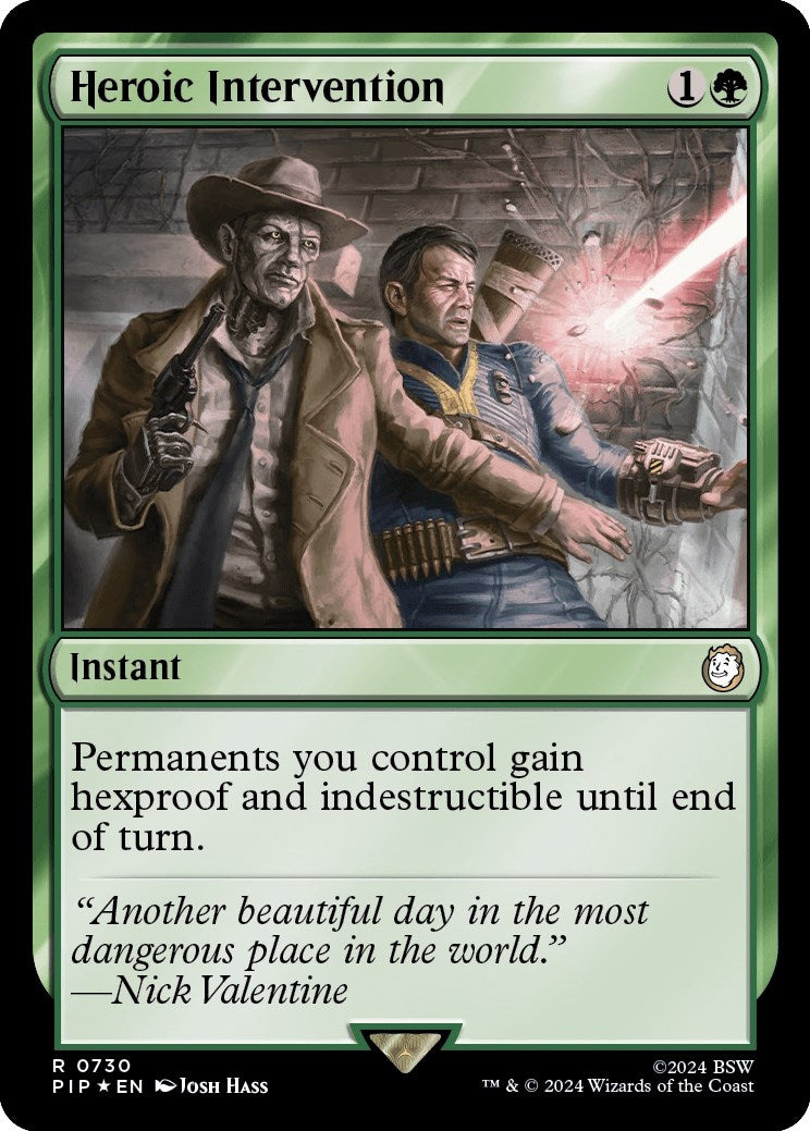 Image for Heroic Intervention (Surge Foil) (730) (PIP) - Magic: The Gathering