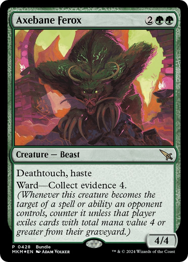 Image for Axebane Ferox (MKM Bundle) (428) (UMP) - Magic: The Gathering