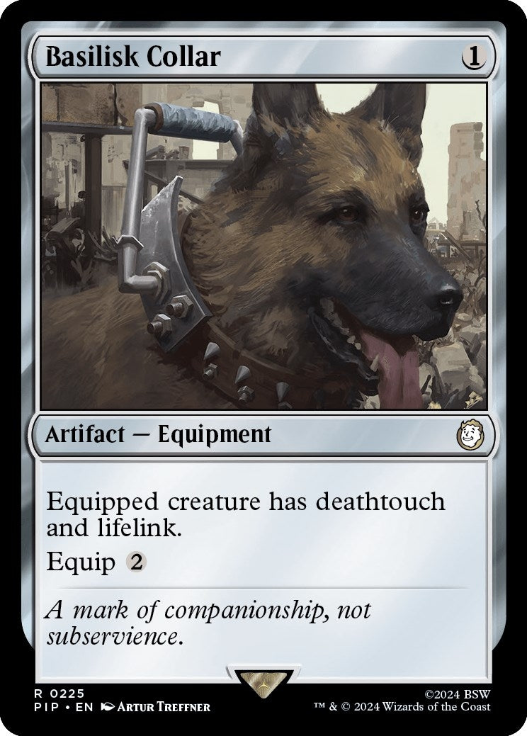 Image for Basilisk Collar (225) (PIP) - Magic: The Gathering