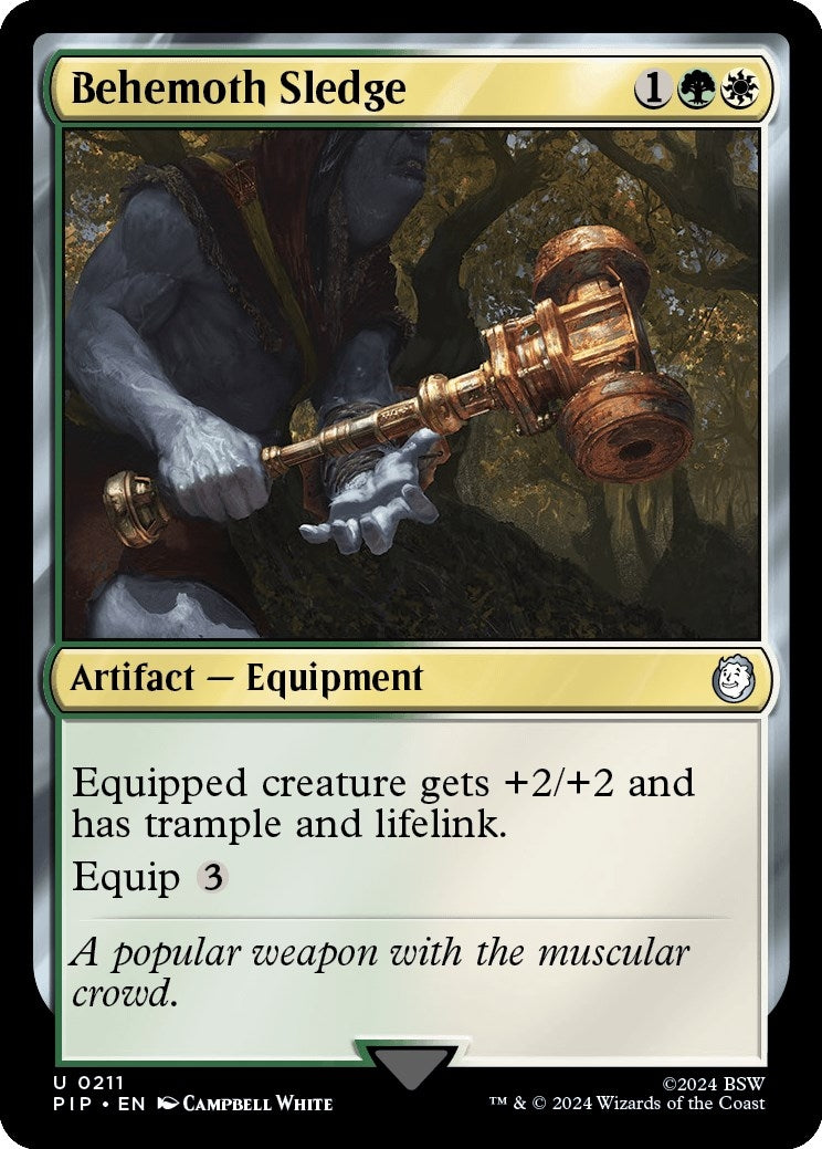 Image for Behemoth Sledge (211) (PIP) - Magic: The Gathering