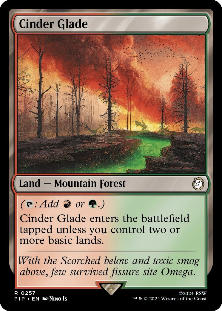 Image for Cinder Glade (257) (PIP) - Magic: The Gathering