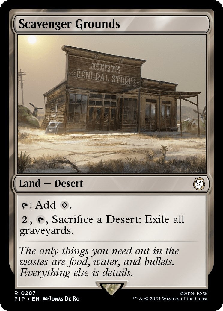 Image for Scavenger Grounds (287) (PIP) - Magic: The Gathering