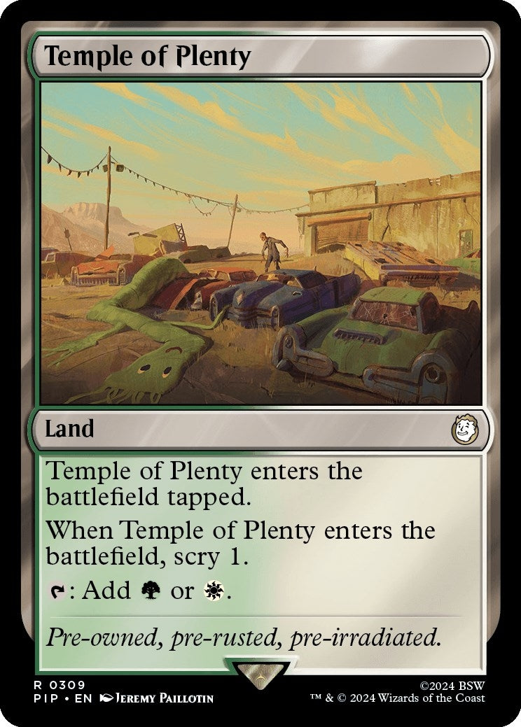 Image for Temple of Plenty (309) (PIP) - Magic: The Gathering