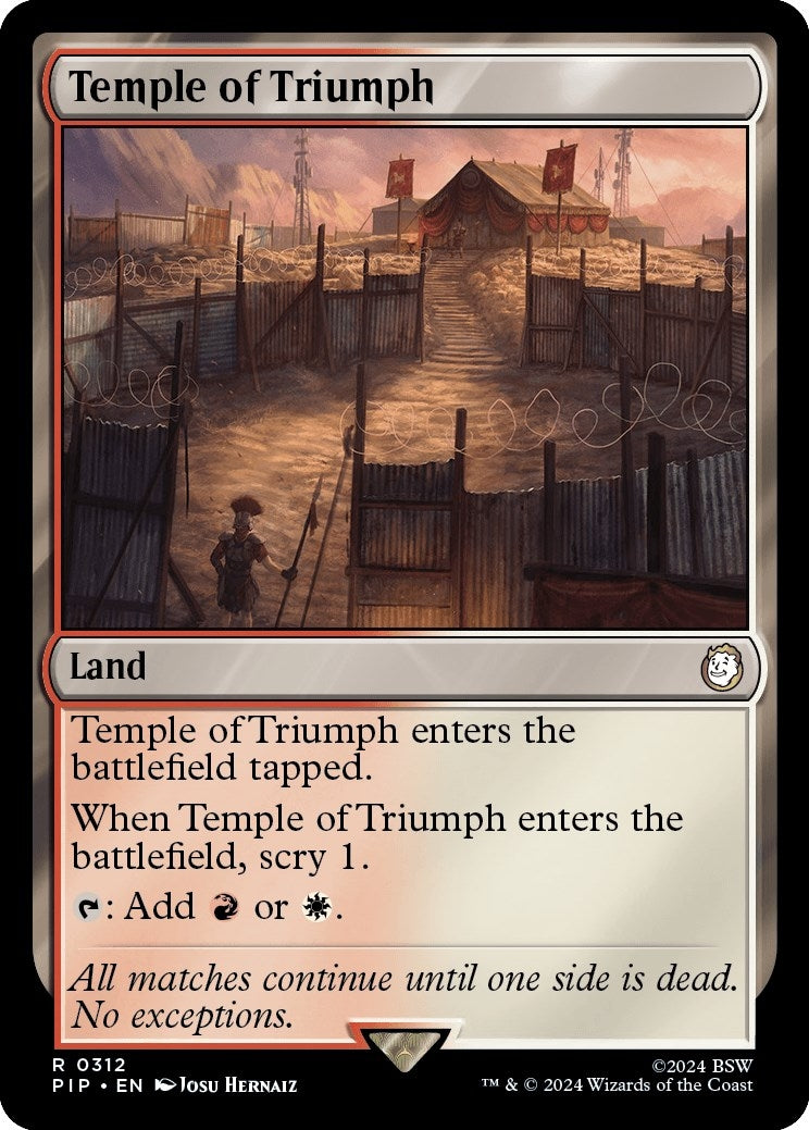 Image for Temple of Triumph (312) (PIP) - Magic: The Gathering