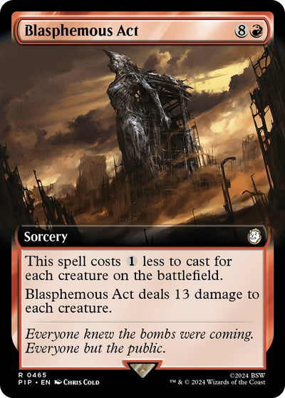 Blasphemous Act (Extended Art) (465) (PIP)