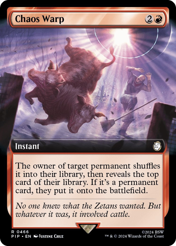Image for Chaos Warp (Extended Art) (466) (PIP) - Magic: The Gathering