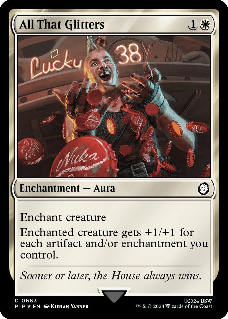 Image for All That Glitters (Surge Foil) (683) (PIP) - Magic: The Gathering
