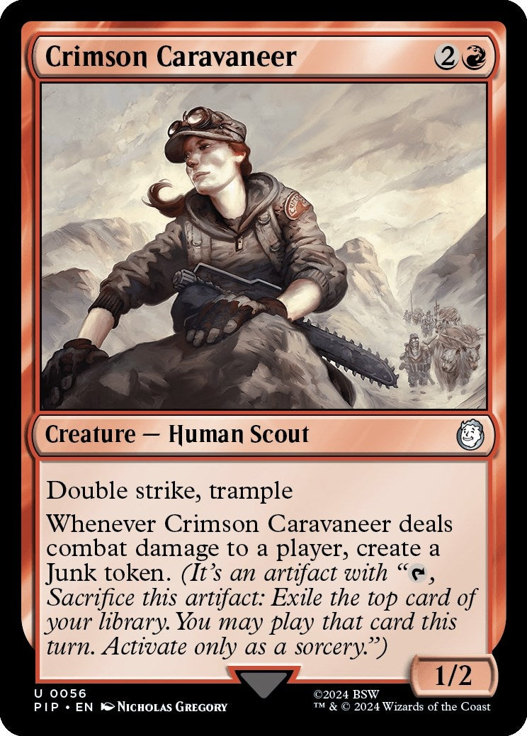 Image for Crimson Caravaneer (56) (PIP) - Magic: The Gathering