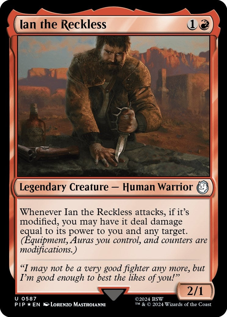 Image for Ian the Reckless (Surge Foil) (587) (PIP) - Magic: The Gathering