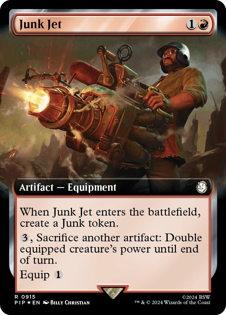 Image for Junk Jet (Extended Art) (Surge Foil) (915) (PIP) - Magic: The Gathering