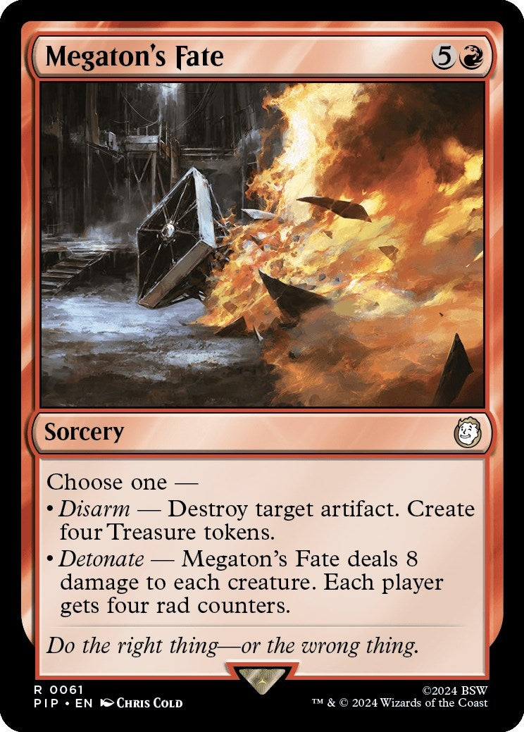 Image for Megaton's Fate (61) (PIP) - Magic: The Gathering