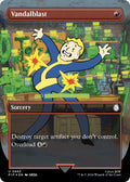 Image for Vandalblast (Borderless) (Surge Foil) (883) (PIP) - Magic: The Gathering