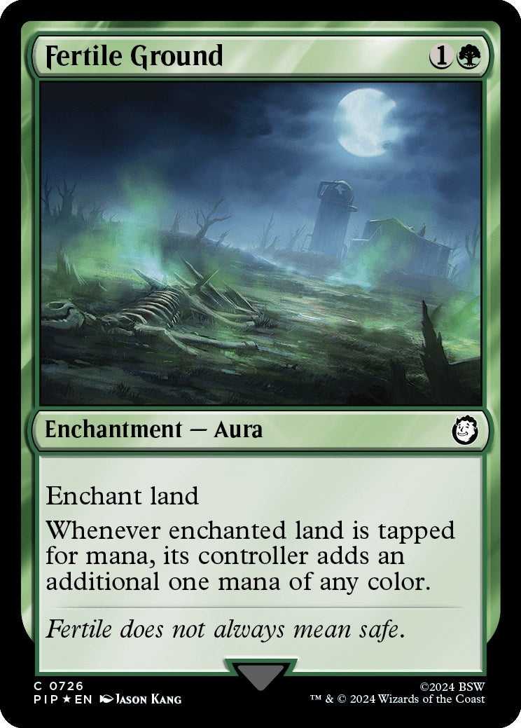 Image for Fertile Ground (Surge Foil) (726) (PIP) - Magic: The Gathering