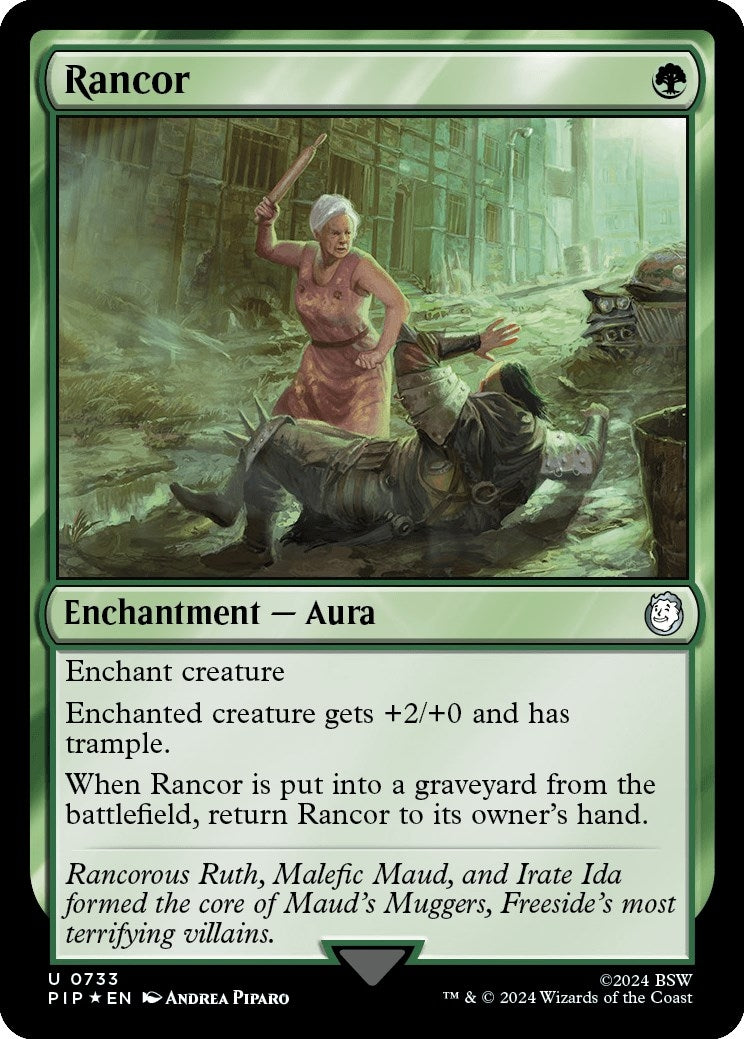 Image for Rancor (Surge Foil) (733) (PIP) - Magic: The Gathering