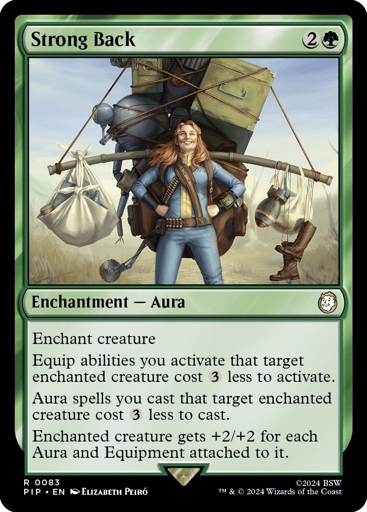 Image for Strong Back (83) (PIP) - Magic: The Gathering