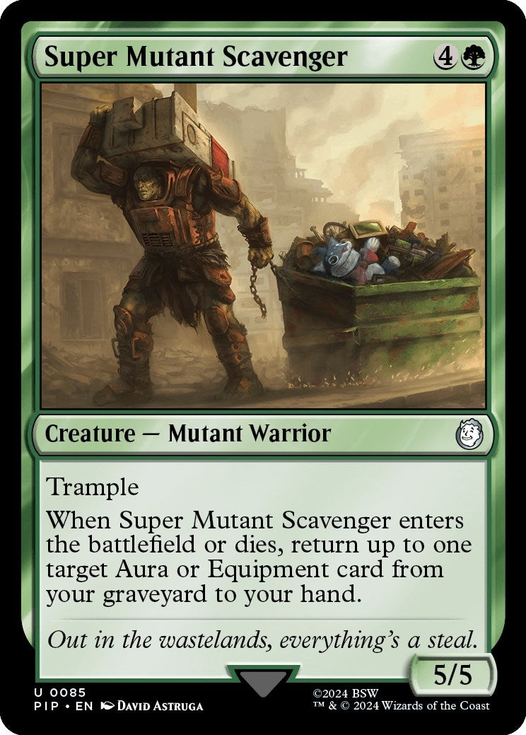 Image for Super Mutant Scavenger (85) (PIP) - Magic: The Gathering
