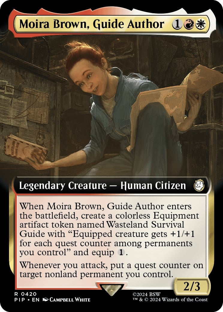 Image for Moira Brown, Guide Author (Extended Art) (420) (PIP) - Magic: The Gathering