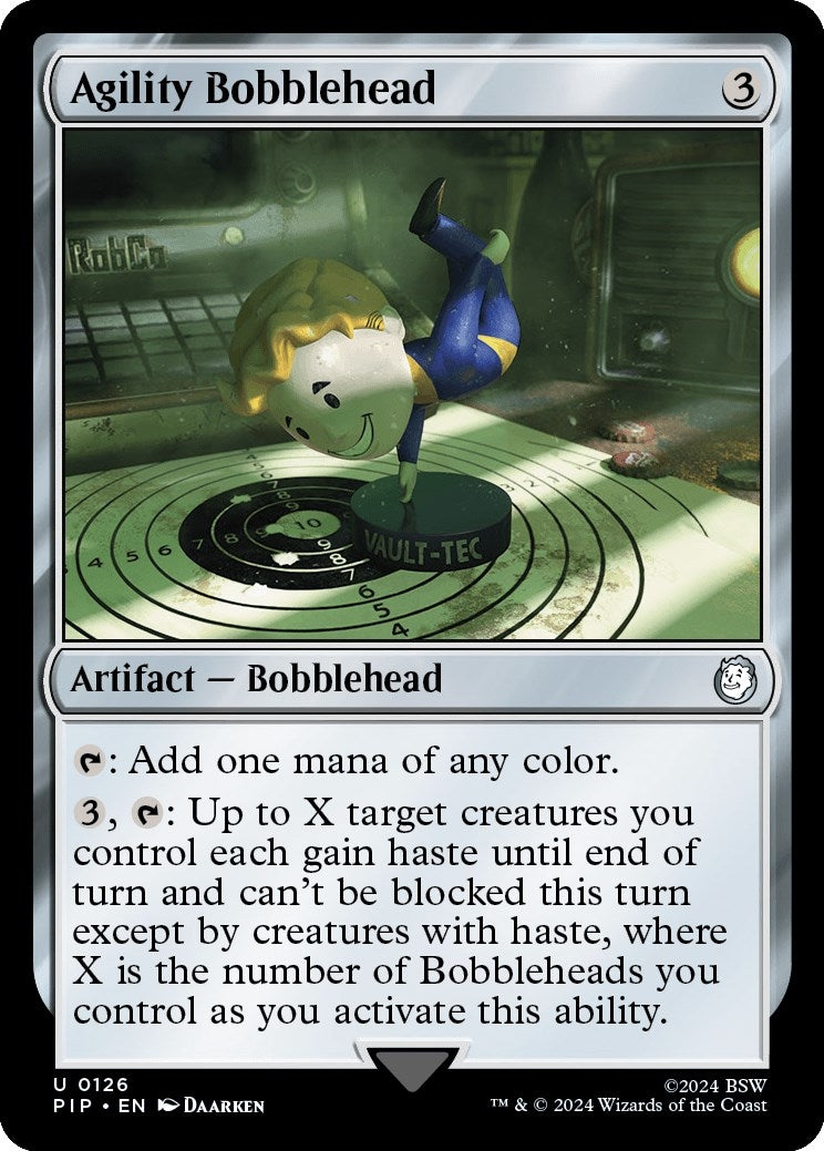 Image for Agility Bobblehead (126) (PIP) - Magic: The Gathering