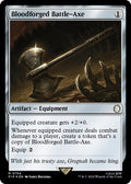 Image for Bloodforged Battle-Axe (Surge Foil) (754) (PIP) - Magic: The Gathering