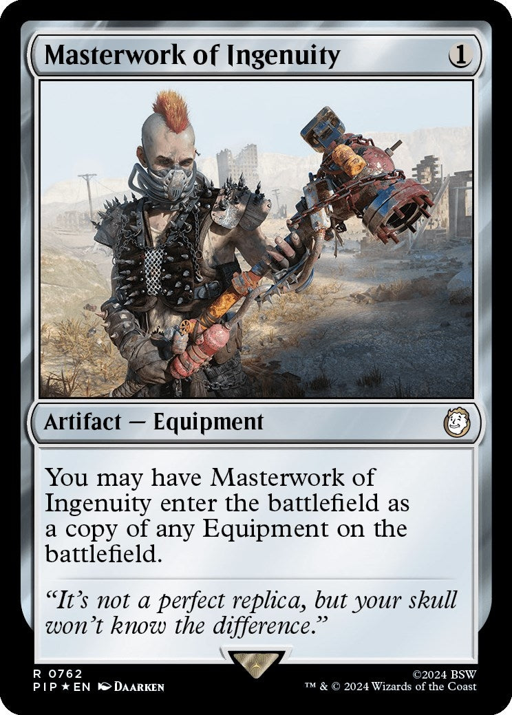 Image for Masterwork of Ingenuity (Surge Foil) (762) (PIP) - Magic: The Gathering