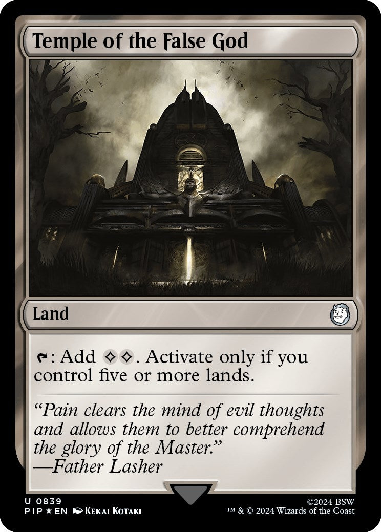 Image for Temple of the False God (Surge Foil) (839) (PIP) - Magic: The Gathering
