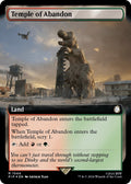 Image for Temple of Abandon (Extended Art) (Surge Foil) (1044) (PIP) - Magic: The Gathering