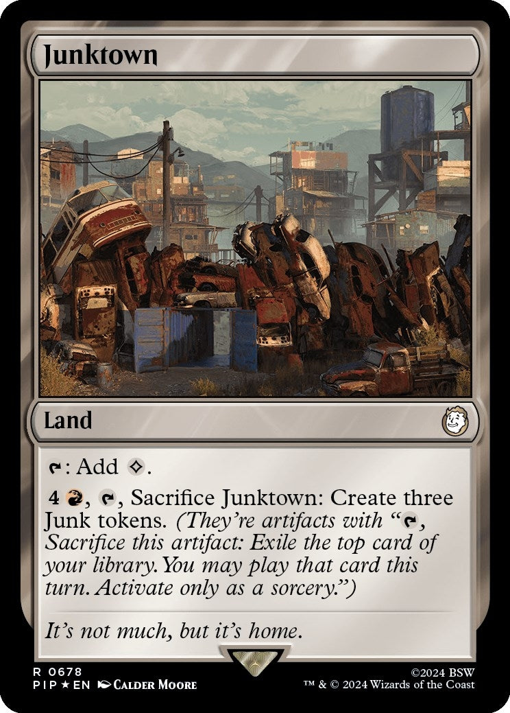 Image for Junktown (Surge Foil) (678) (PIP) - Magic: The Gathering