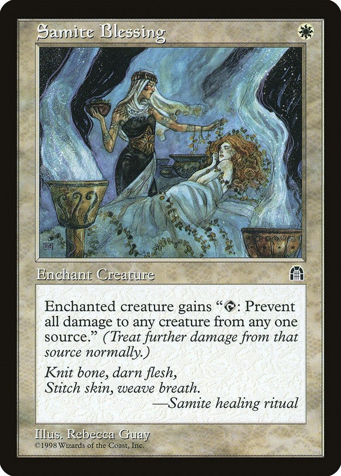 Image for Samite Blessing (STH) - Magic: The Gathering