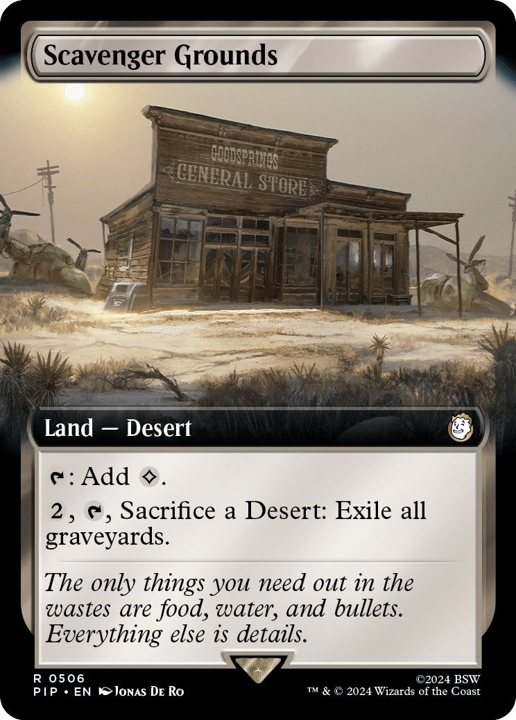 Image for Scavenger Grounds (Extended Art) (506) (PIP) - Magic: The Gathering
