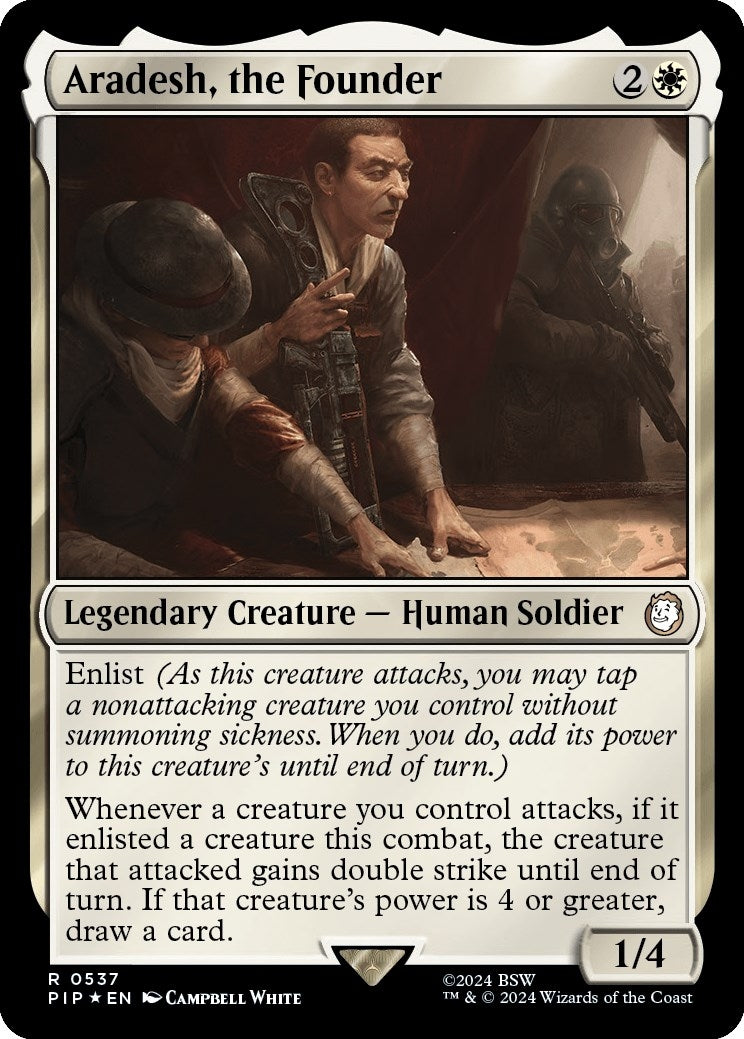 Image for Aradesh, the Founder (Surge Foil) (537) (PIP) - Magic: The Gathering