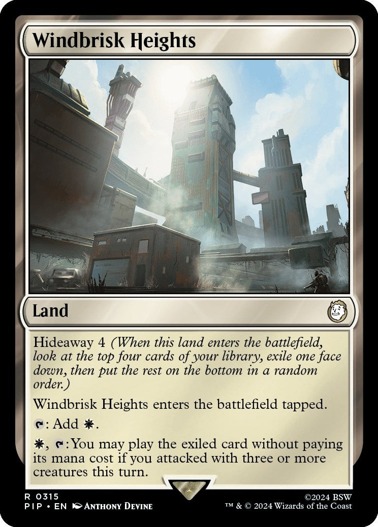 Image for Windbrisk Heights (315) (PIP) - Magic: The Gathering