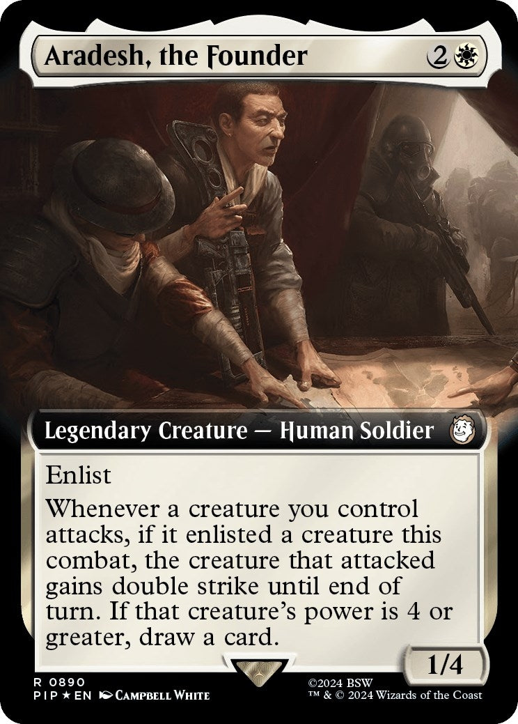 Image for Aradesh, the Founder (Extended Art) (Surge Foil) (890) (PIP) - Magic: The Gathering