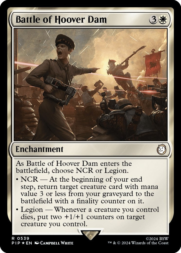 Image for Battle of Hoover Dam (Surge Foil) (539) (PIP) - Magic: The Gathering
