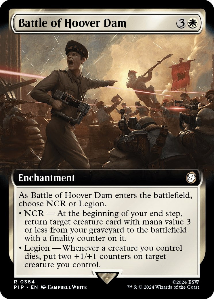 Image for Battle of Hoover Dam (Extended Art) (364) (PIP) - Magic: The Gathering