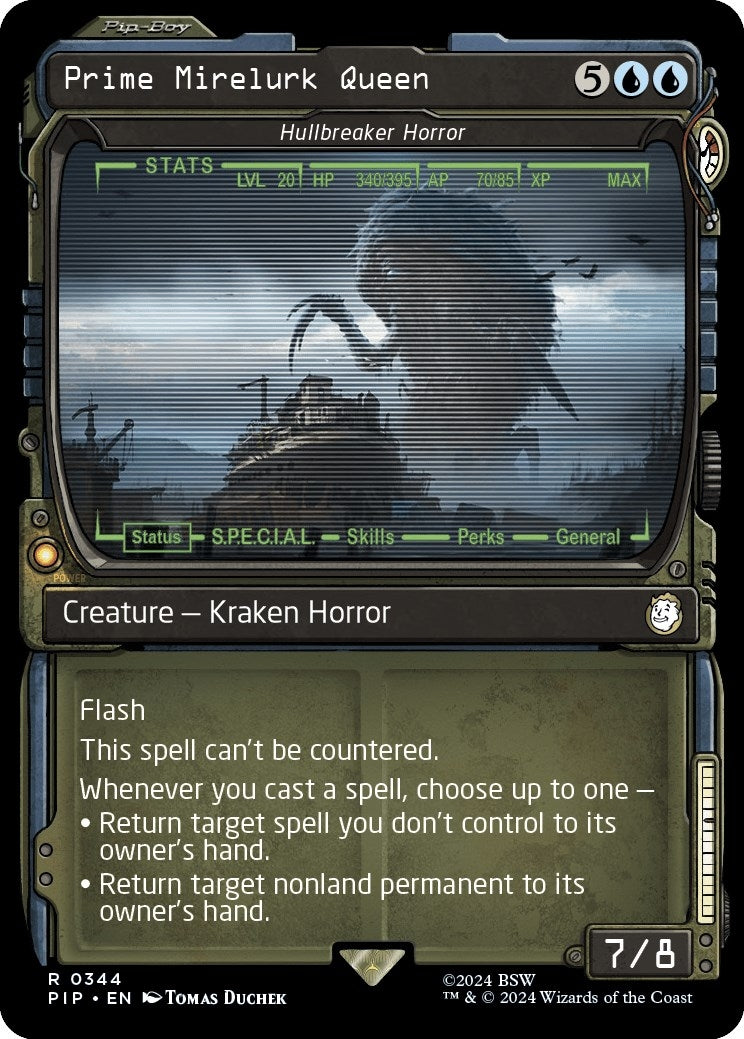 Image for Prime Mirelurk Queen - Hullbreaker Horror (Showcase) (344) (PIP) - Magic: The Gathering