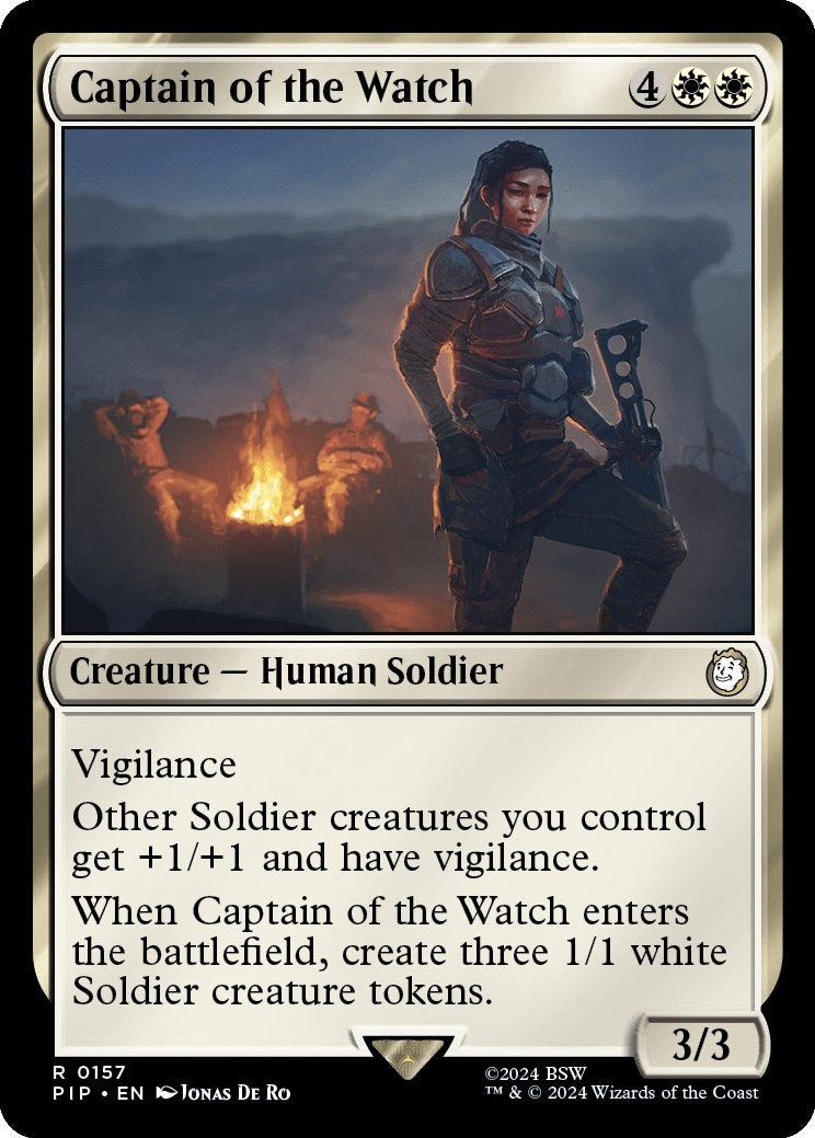 Image for Captain of the Watch (157) (PIP) - Magic: The Gathering