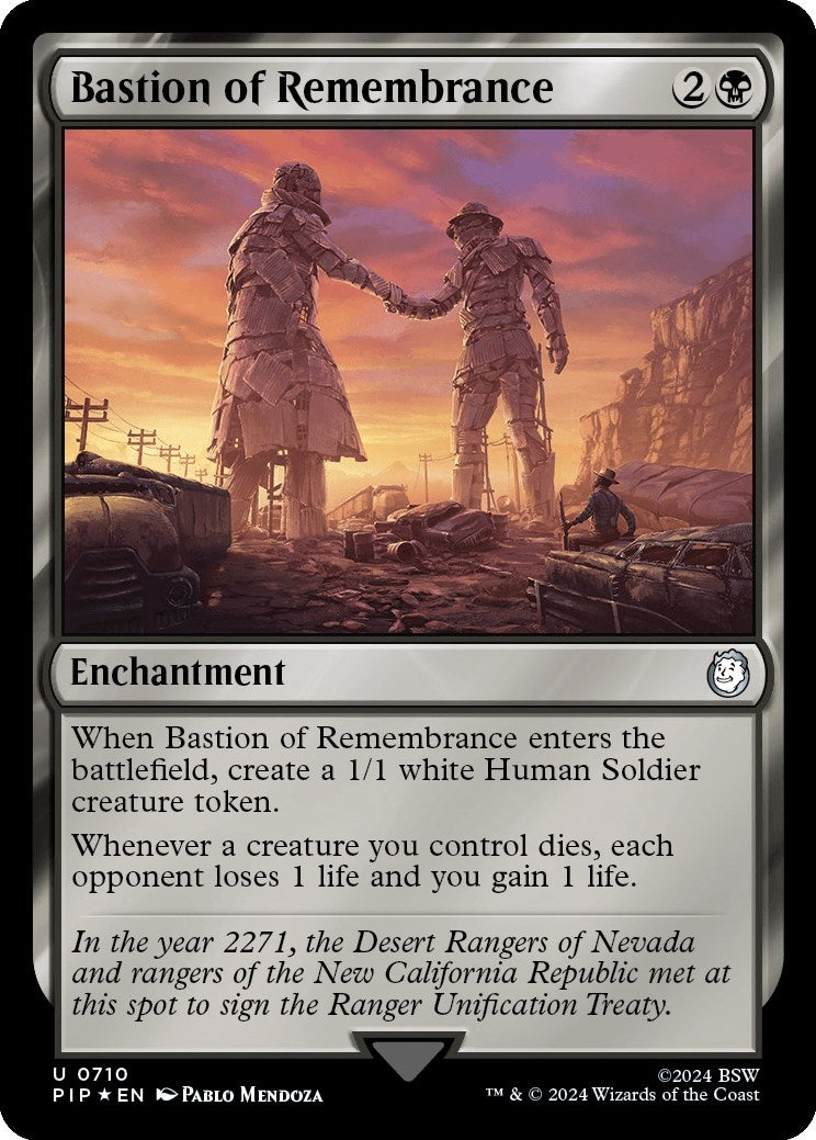 Image for Bastion of Remembrance (Surge Foil) (710) (PIP) - Magic: The Gathering