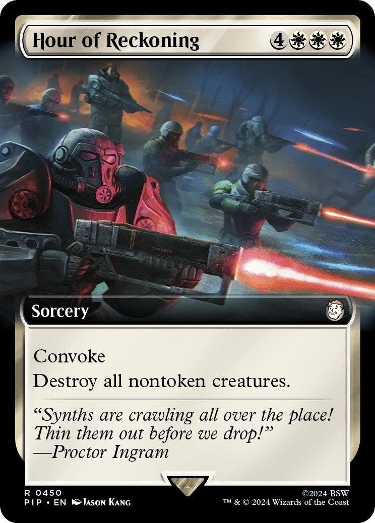 Image for Hour of Reckoning (Extended Art) (450) (PIP) - Magic: The Gathering