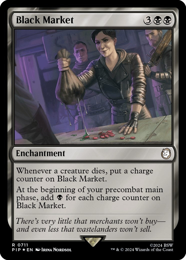 Image for Black Market (Surge Foil) (711) (PIP) - Magic: The Gathering
