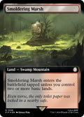 Image for Smoldering Marsh (Extended Art) (Surge Foil) (1038) (PIP) - Magic: The Gathering