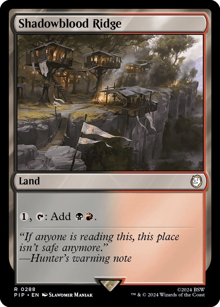 Image for Shadowblood Ridge (288) (PIP) - Magic: The Gathering