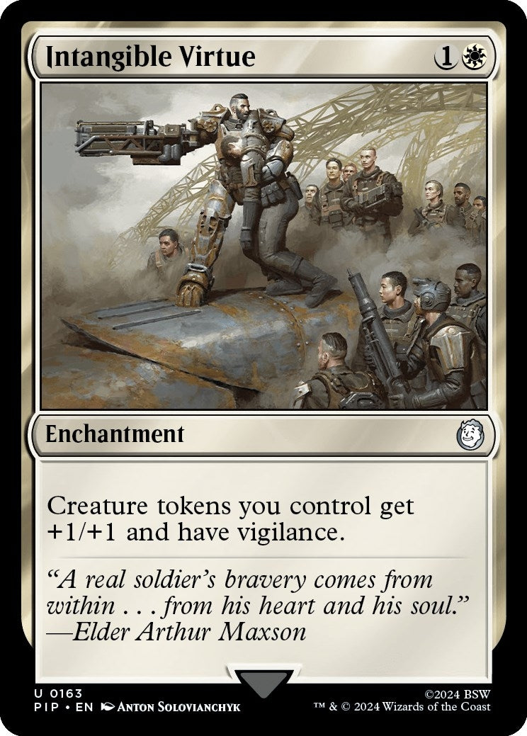 Image for Intangible Virtue (163) (PIP) - Magic: The Gathering
