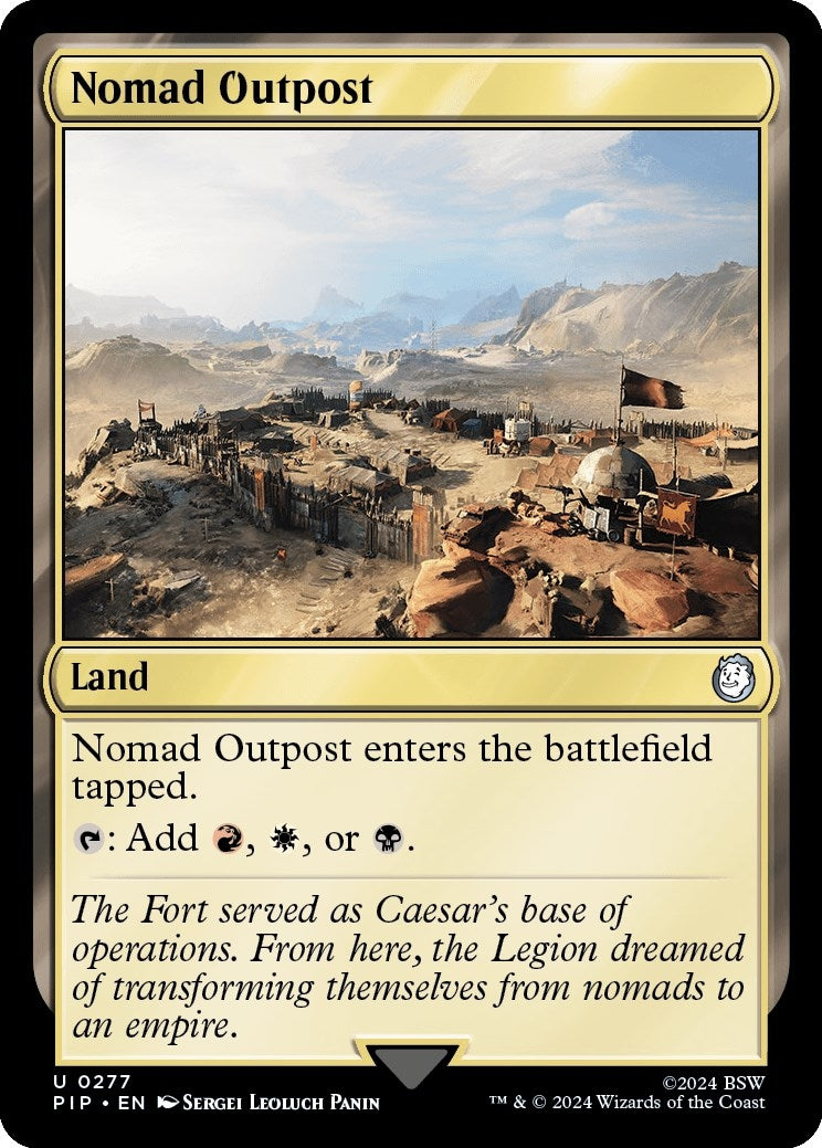 Image for Nomad Outpost (277) (PIP) - Magic: The Gathering