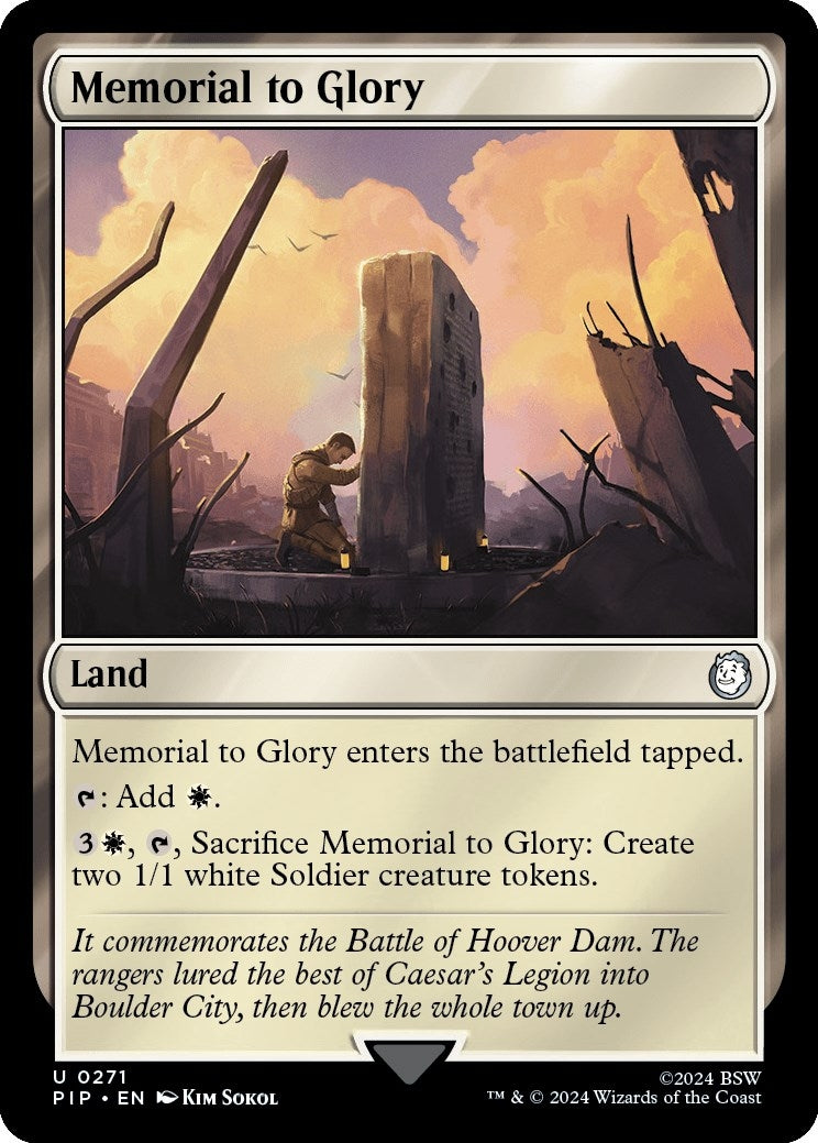 Image for Memorial to Glory (271) (PIP) - Magic: The Gathering